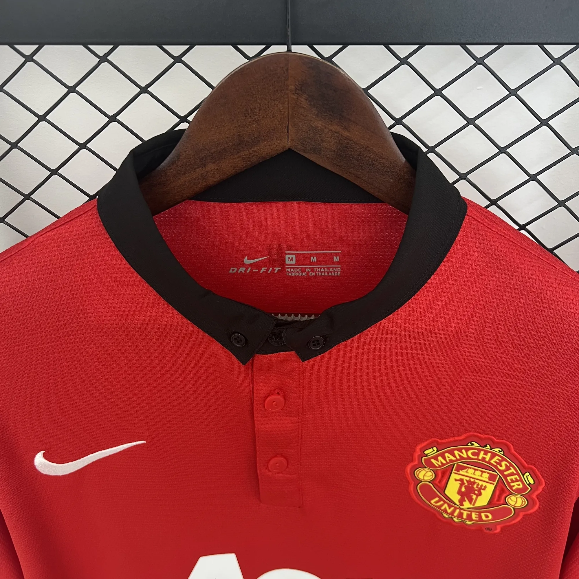 13-14 Manchester United Home Retro Kit Long Sleeve Shirt Cheap AAAAJerseys Supply Yupoo 5