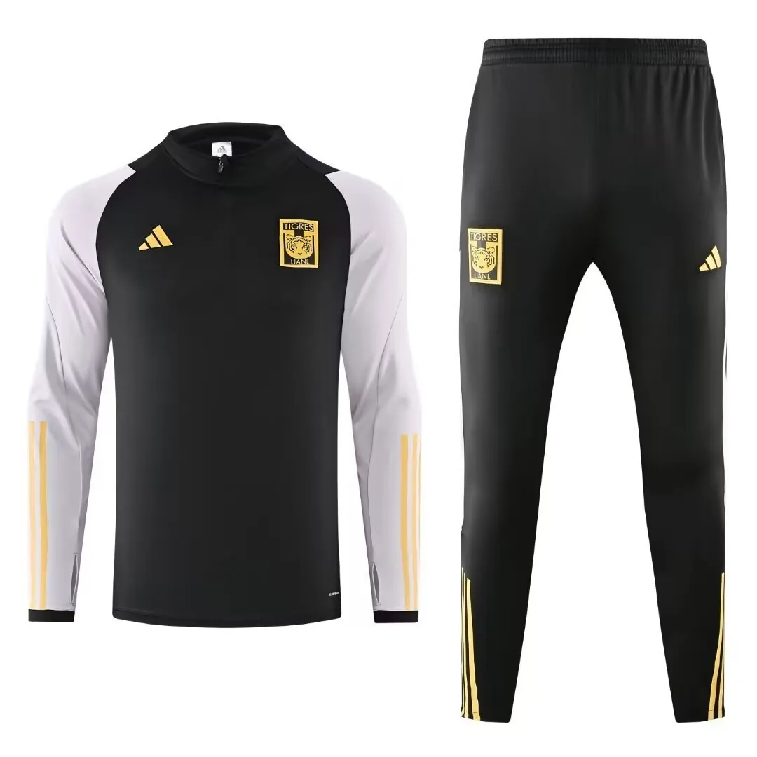 24-25 Tigres Long Sleeve Training Suit Football Shirts 2