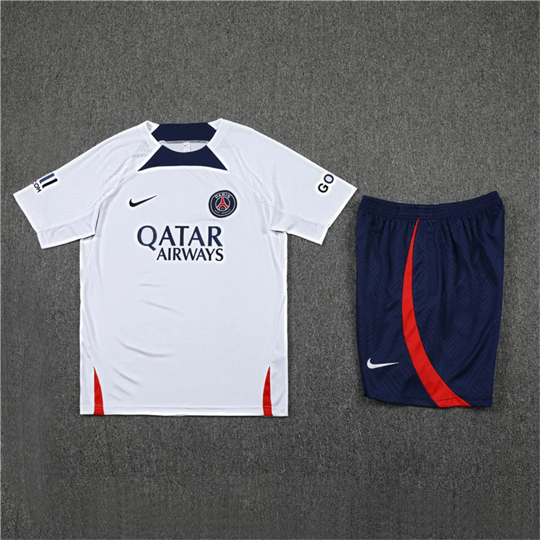 22-23 PSG Training Shirt White 6