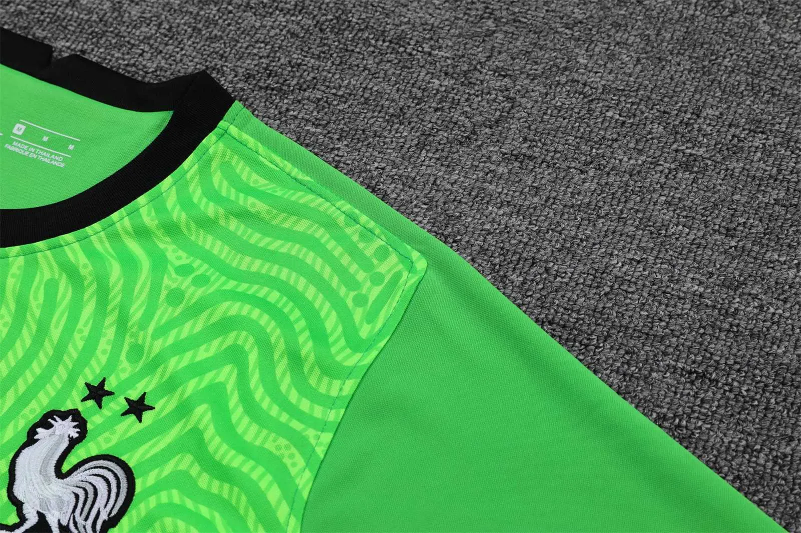 2021 France green goalkeeper long sleeve 9