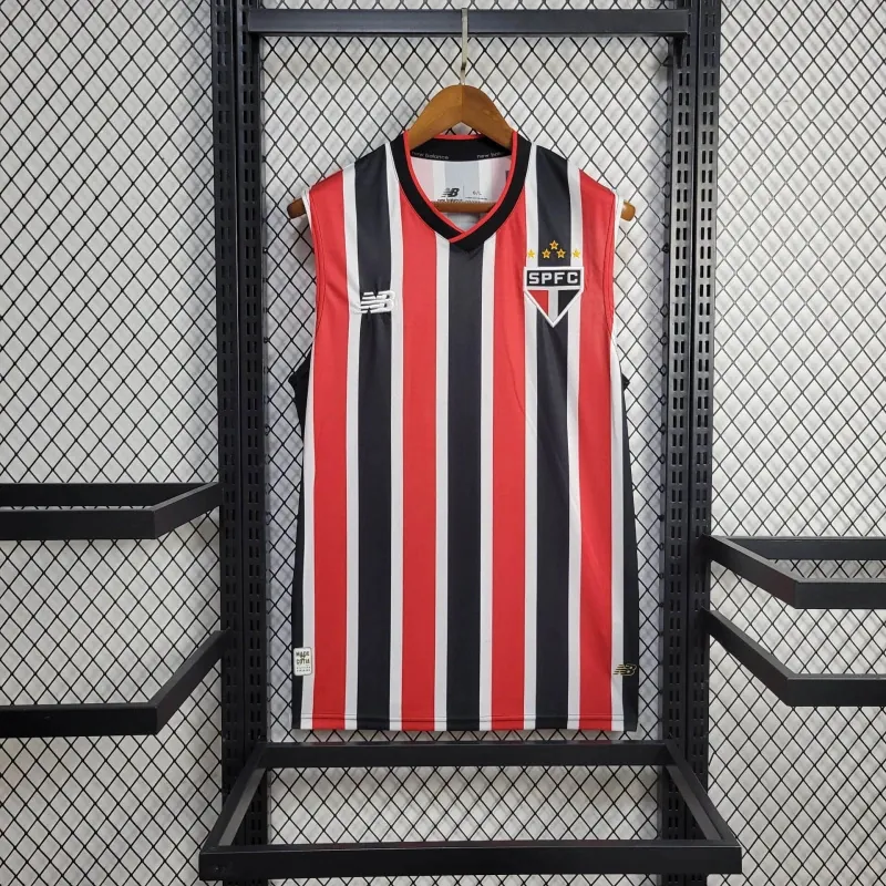 24-25 Sao Paulo Away Vest Uniform Football AAAAJersey Supplier 8