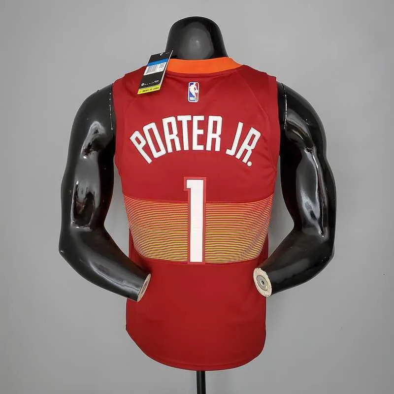 2021 PORTER JR. #1 Nuggets City Edition Red 2