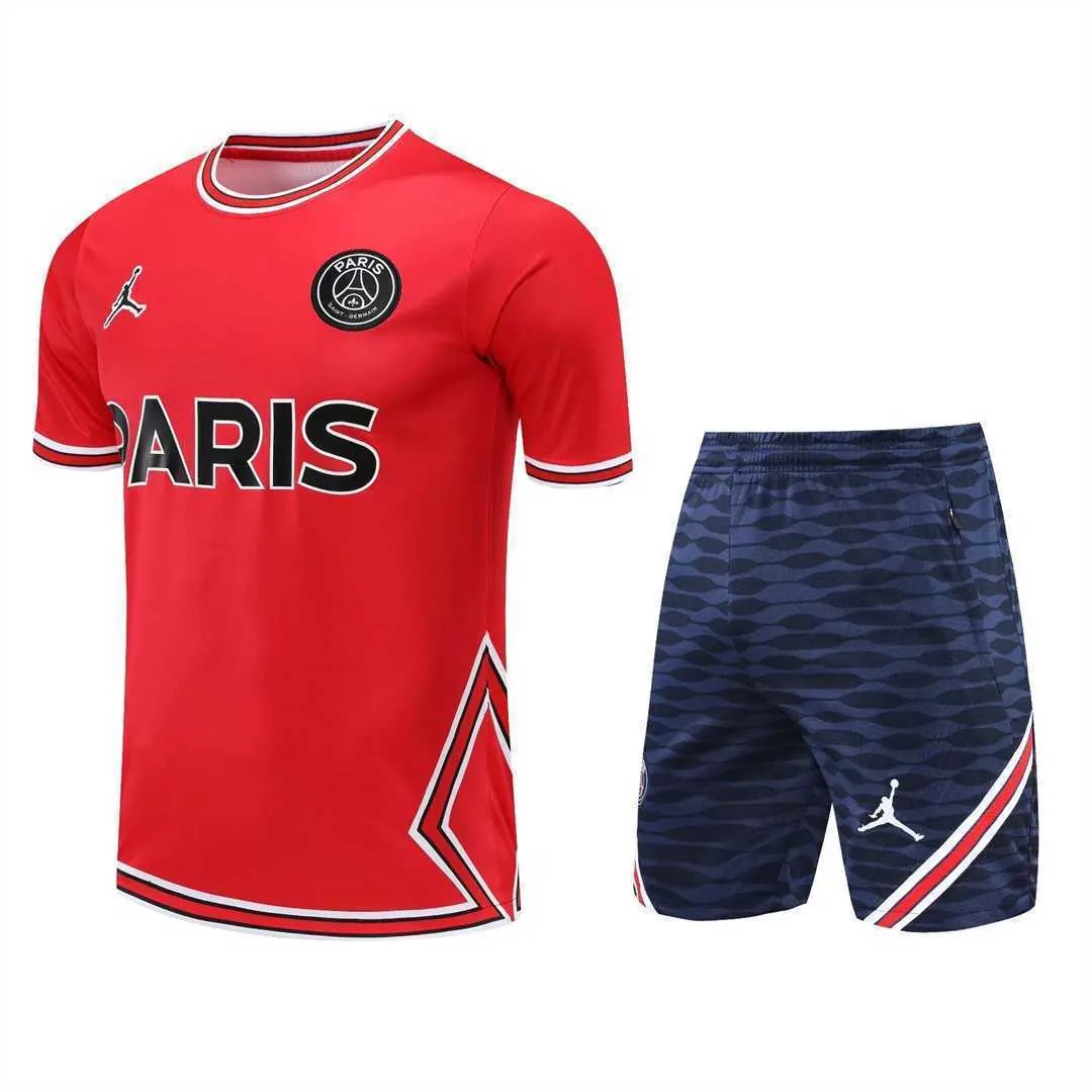 22-23 PSG training suit Short Sleeve Kit red 22