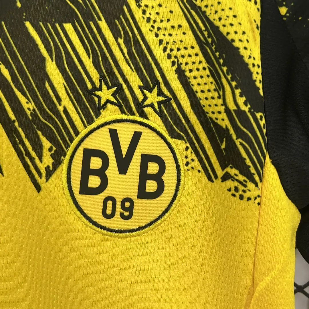 25-26 Dortmund Home Kid Kits Yourth Apparels AAAAJersey Supply Yupoo 8