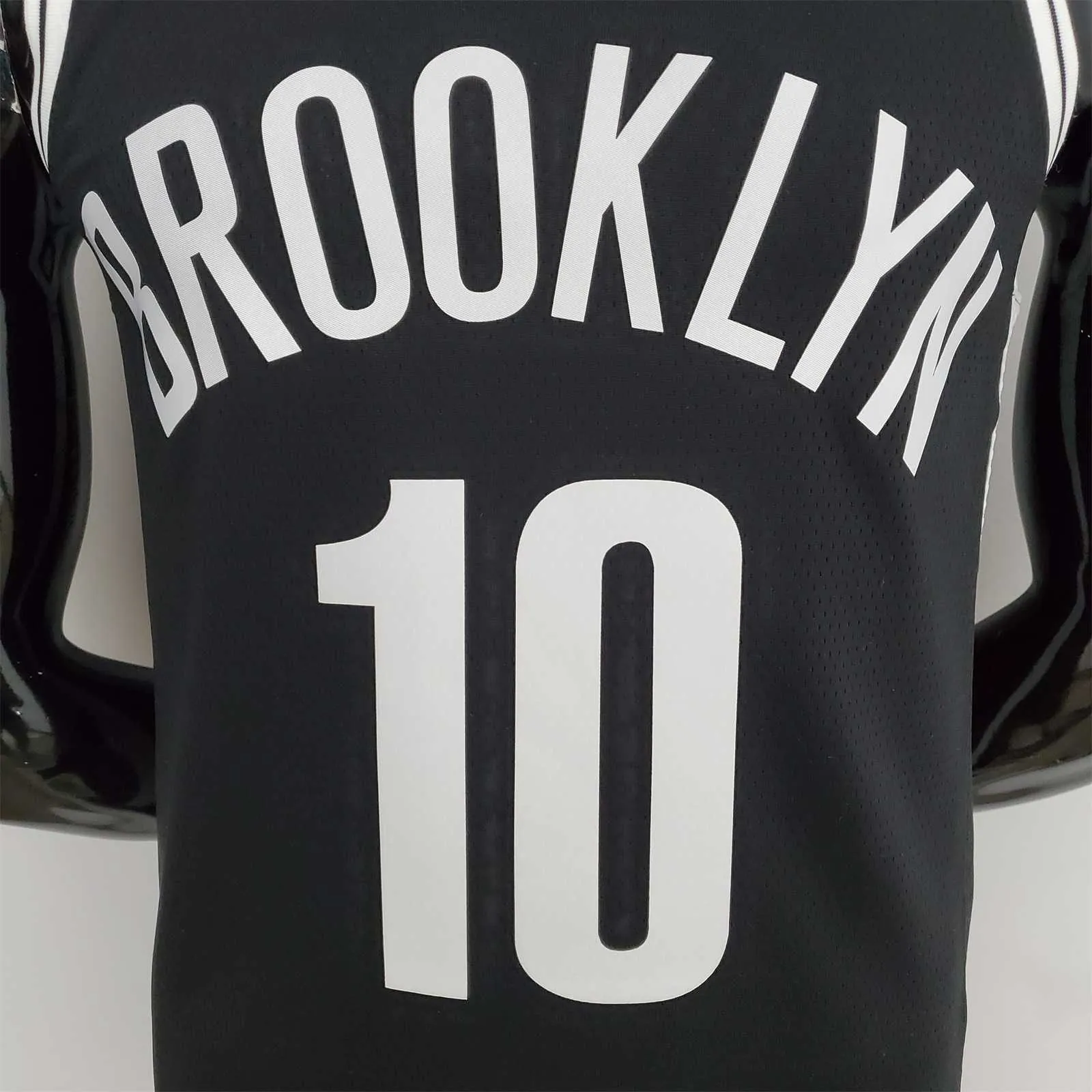 75th Anniversary Simmons #10 Nets Black NBA Jersey 3
