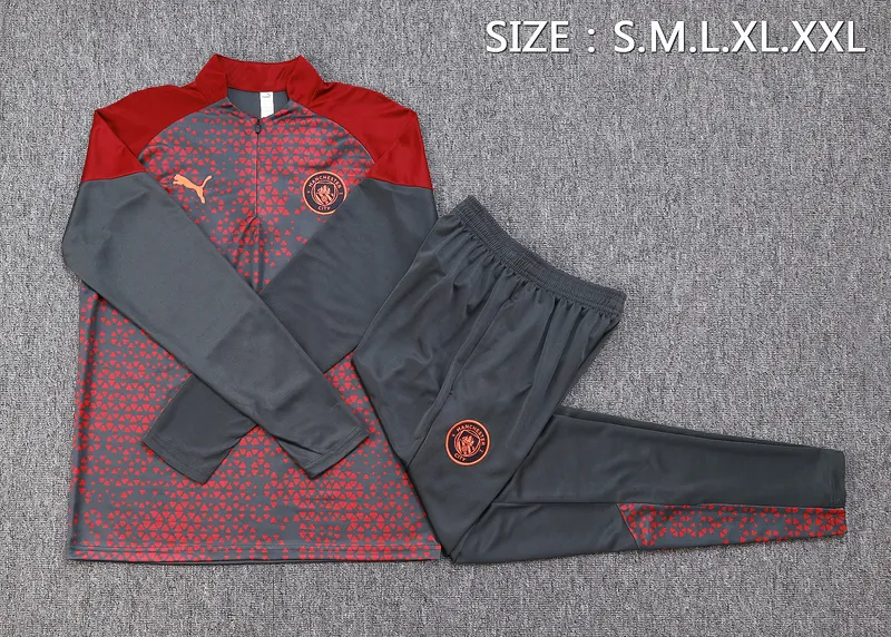 23-24 Manchester City Long Sleeve Training Suit Yupoo 1