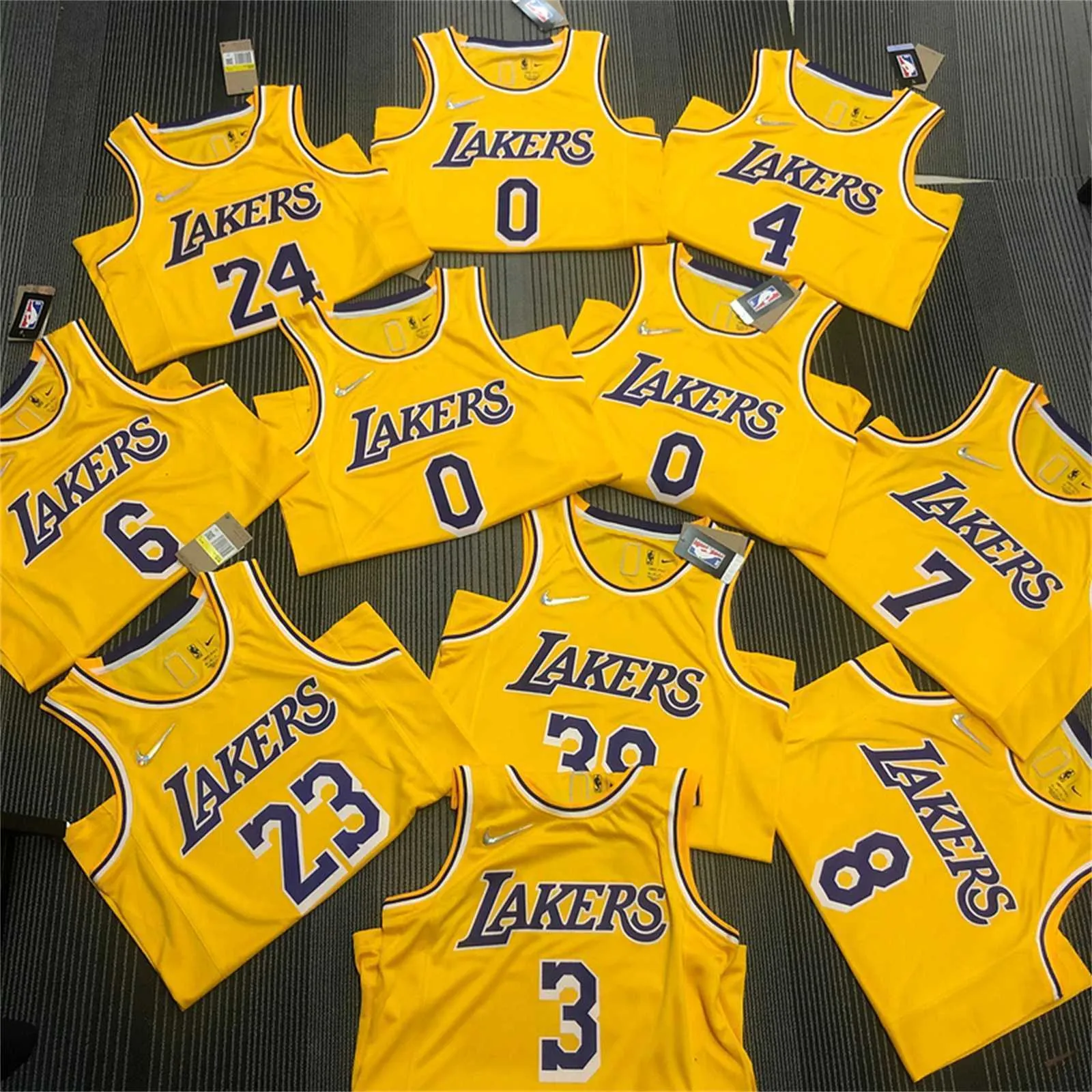 75th Anniversary Lakers Yellow 9