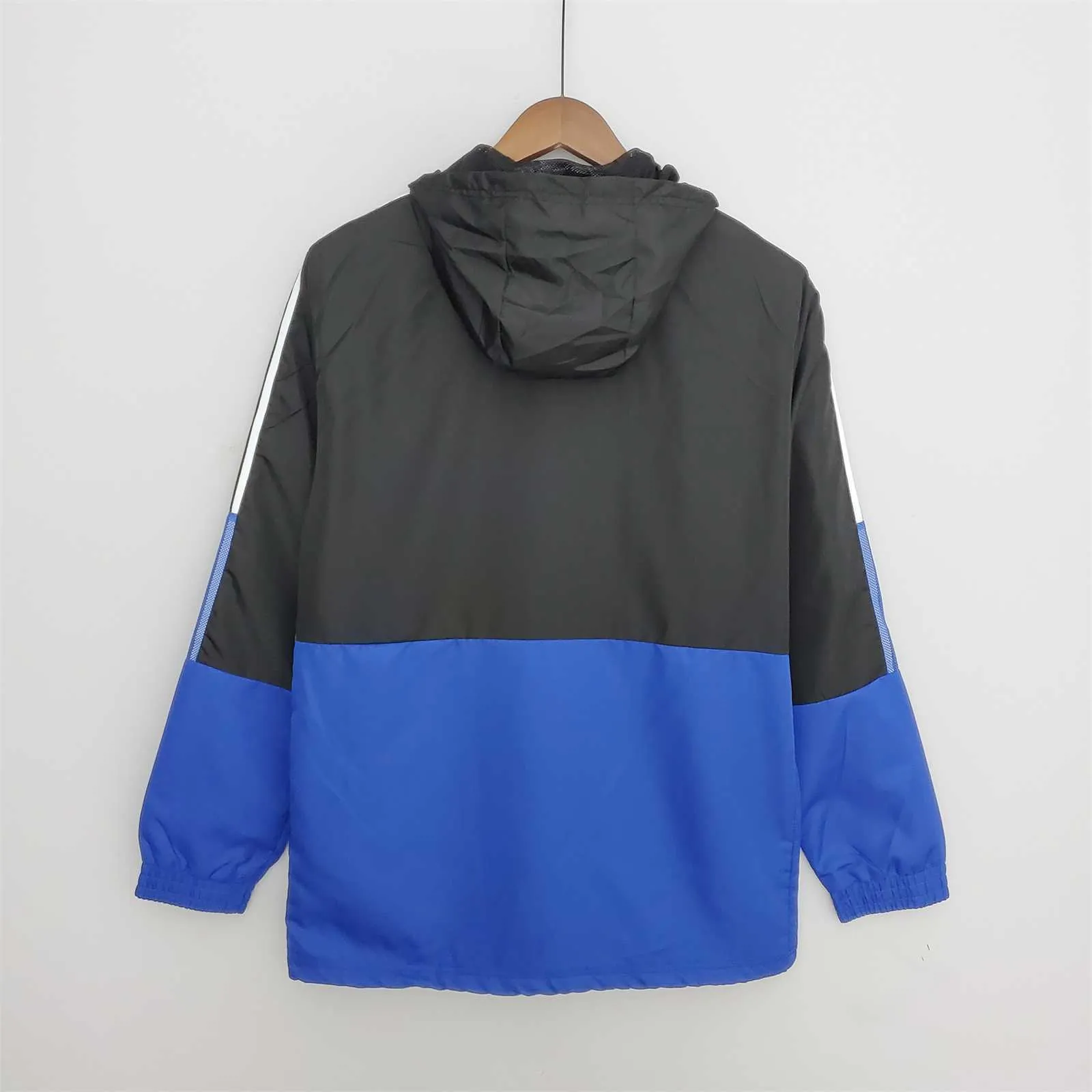 22-23 Flamengo blackwhiteBlue windbreaker 4