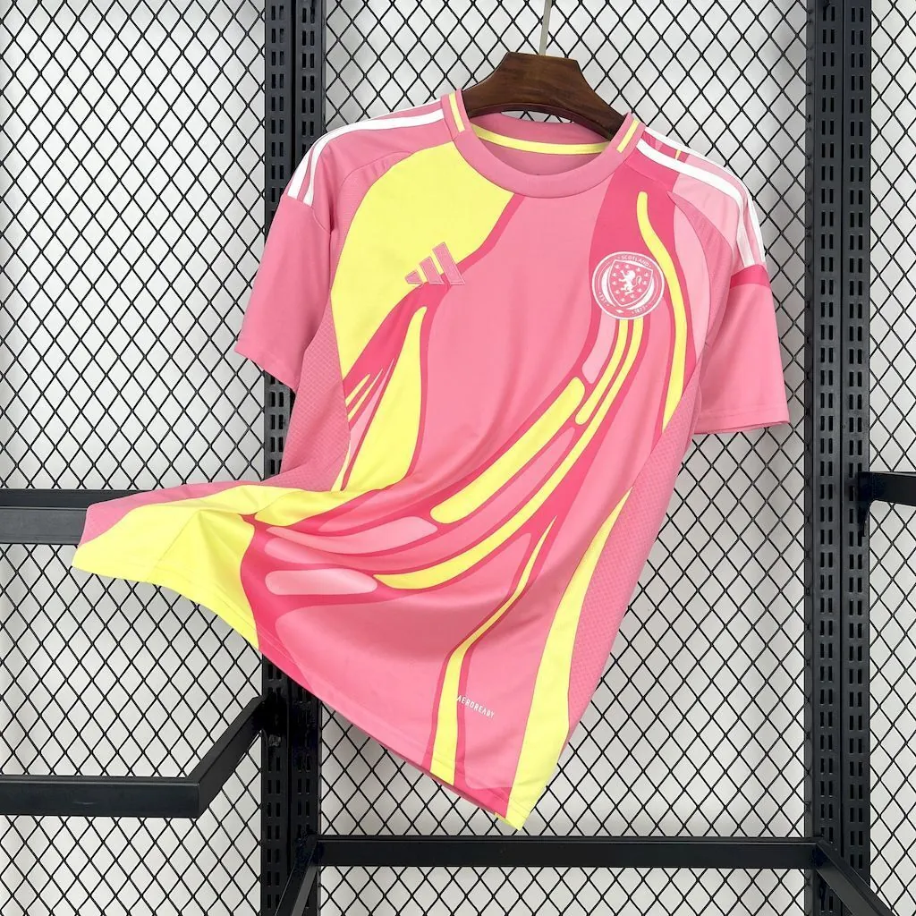 2025 Scotland Away Pink Kit UEFA Euro Football ete Sport T-Shirt AAAAJerseys Supplier Yupoo 8