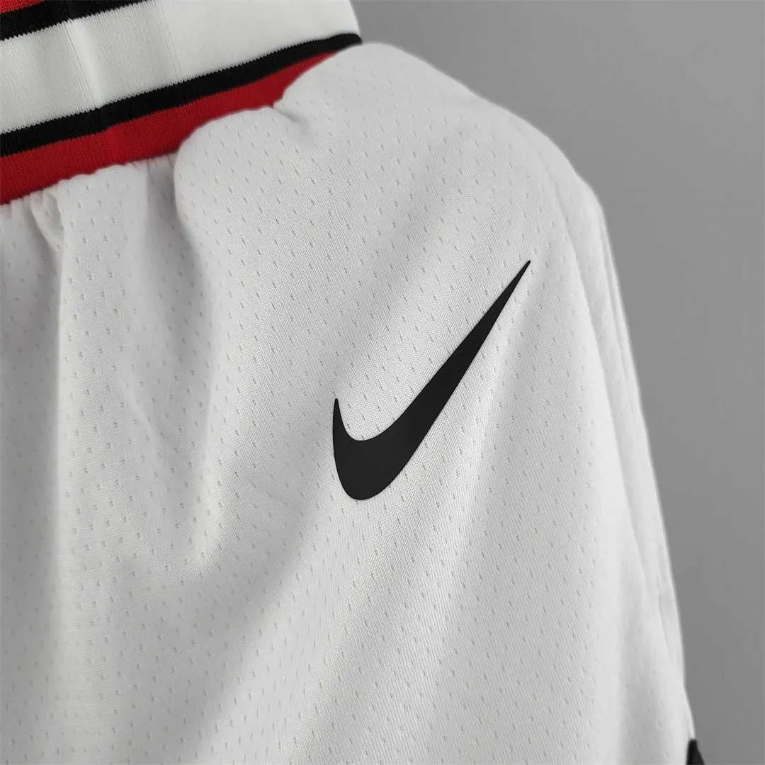 Chicago Bulls white NBA shorts 2