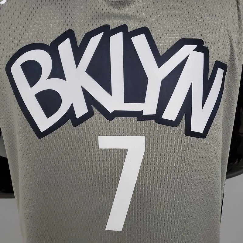 Durant #7 Brooklyn Nets City Edition Gray 6