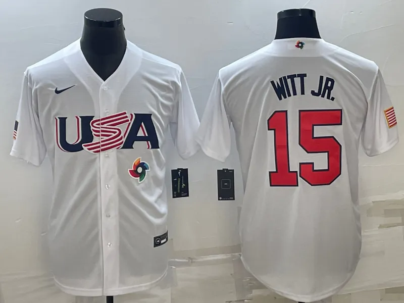 USA 2023 World Cup Baseball Jerseys 36