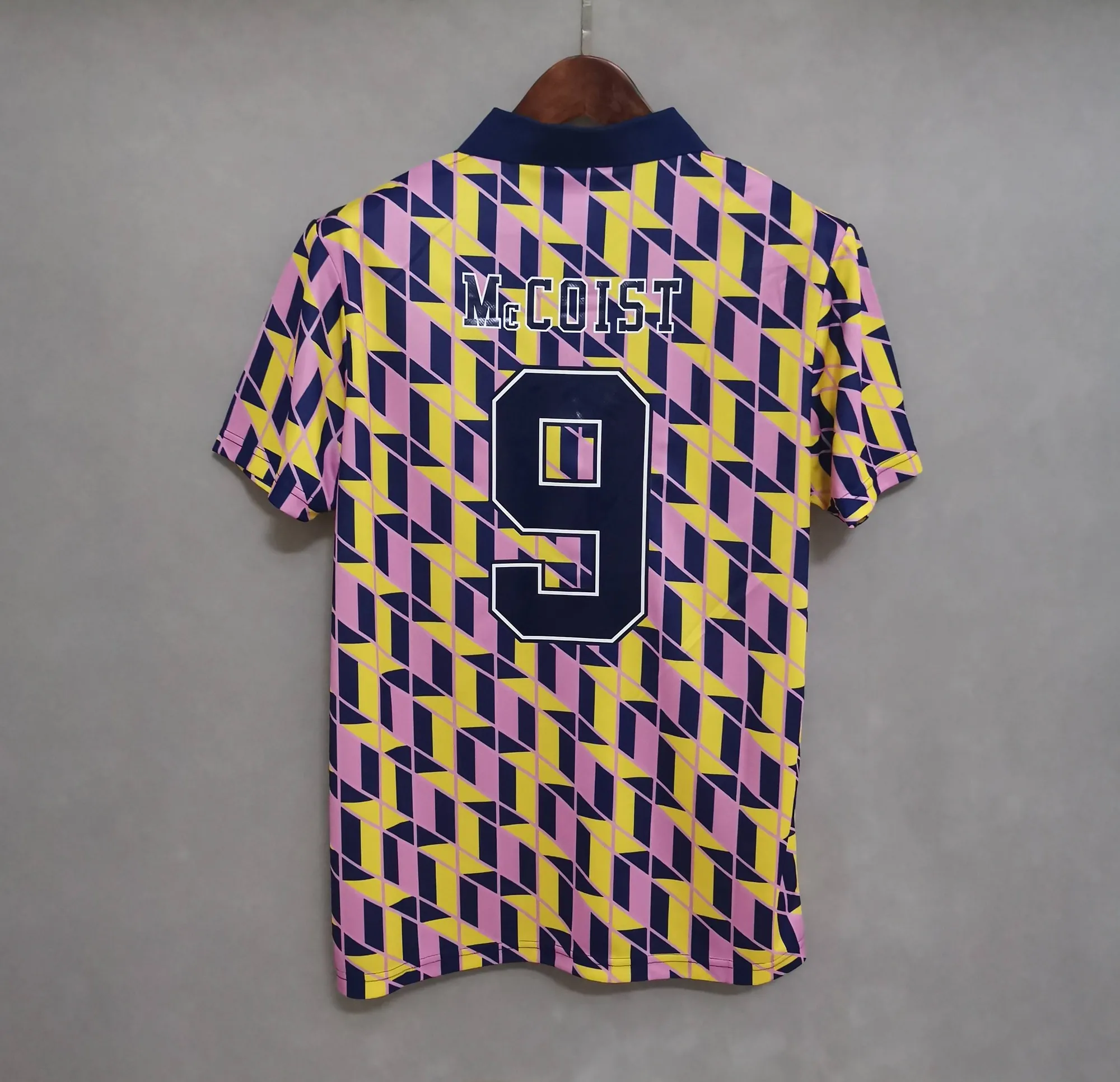 88-89 Scotland third away soccer jersey 6