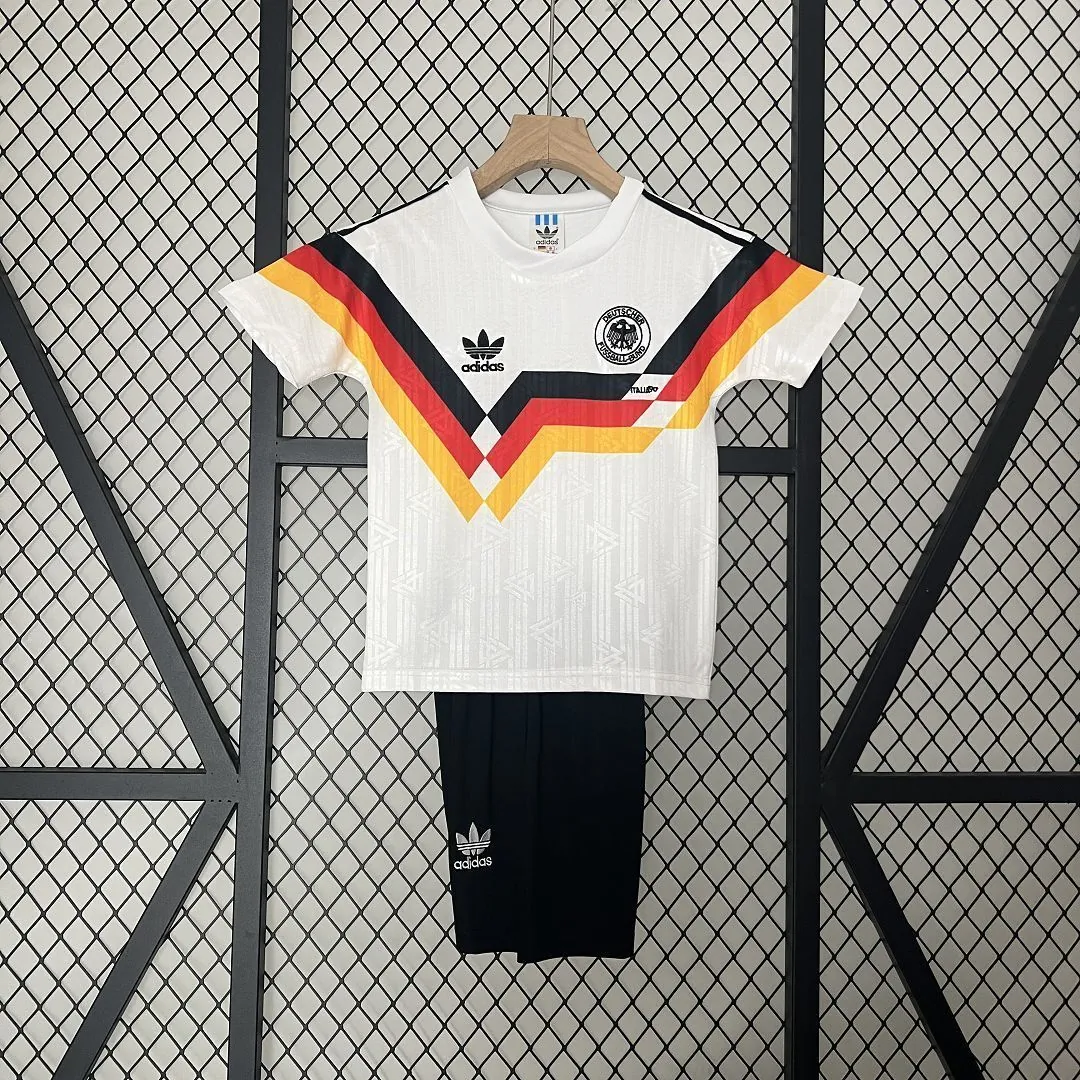 1990 Germany Home Retro Kids Kits World Cup Shirt Cheap Jerseys Yupoo 10