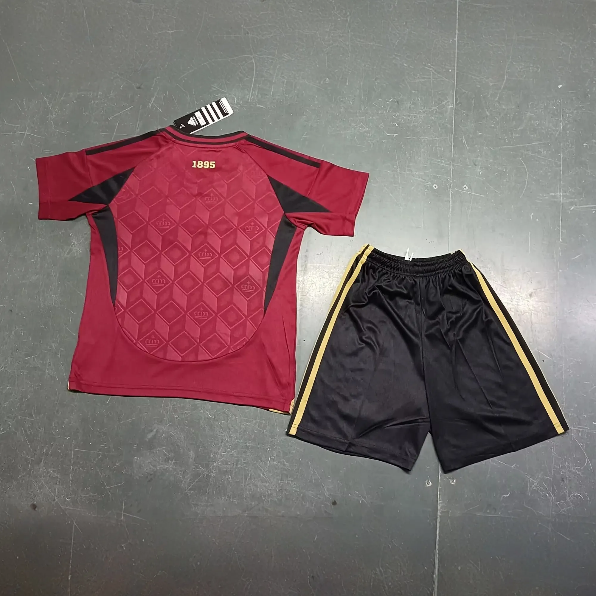 2024 Belgium Home Kid Kits Children Sets Football Jerseys Yupoo 5