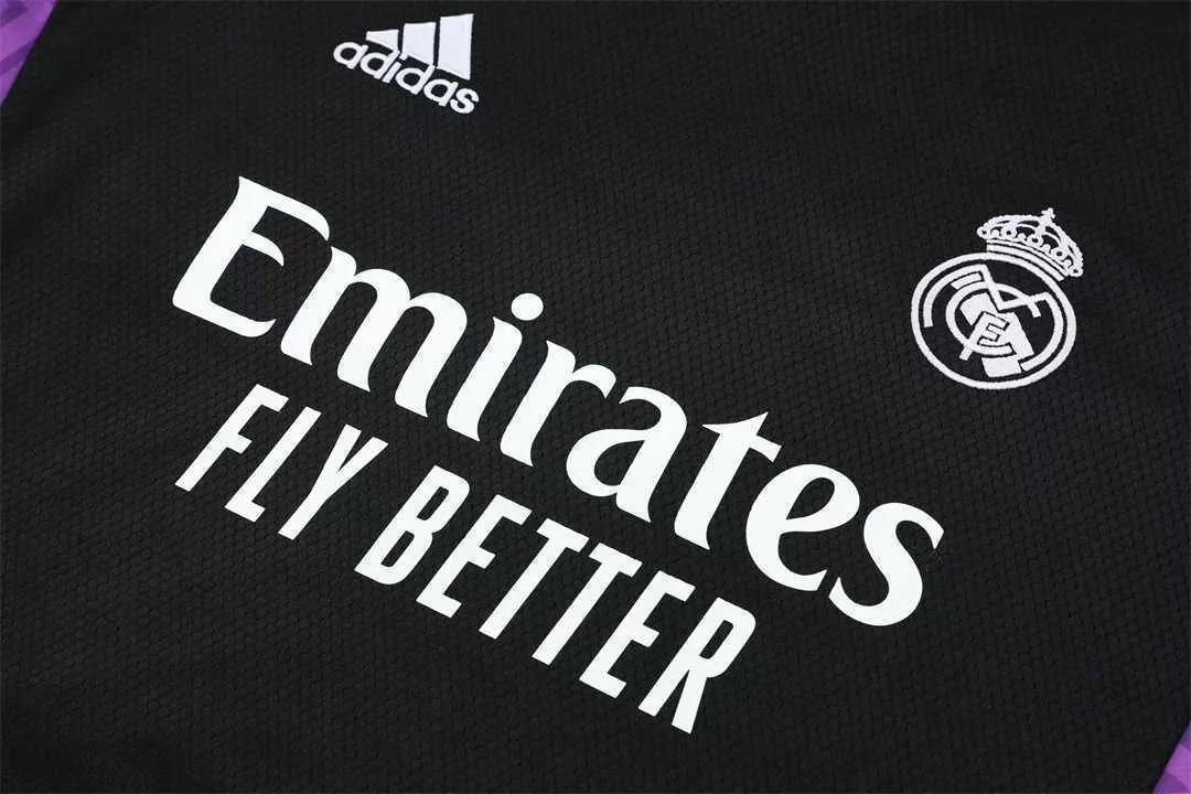 22-23 Real Madrid vest training suit kit black 2
