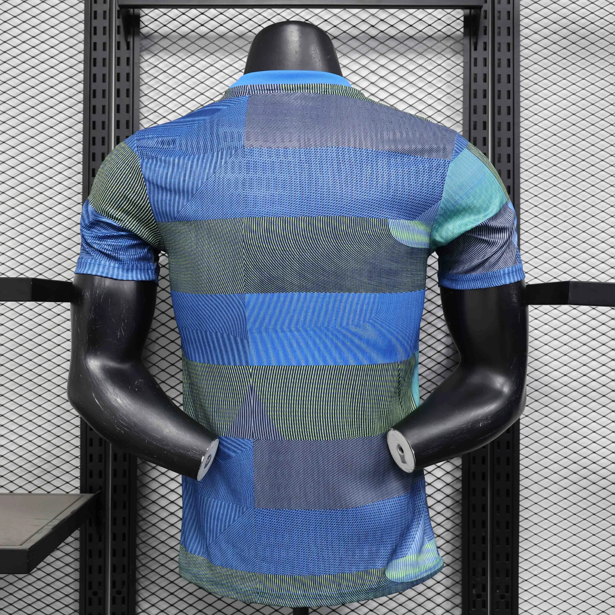 25-26 Real Madrid Warming Up Blue Kit Player Version Shirt AAAAJersey Dropship Yupoo 1