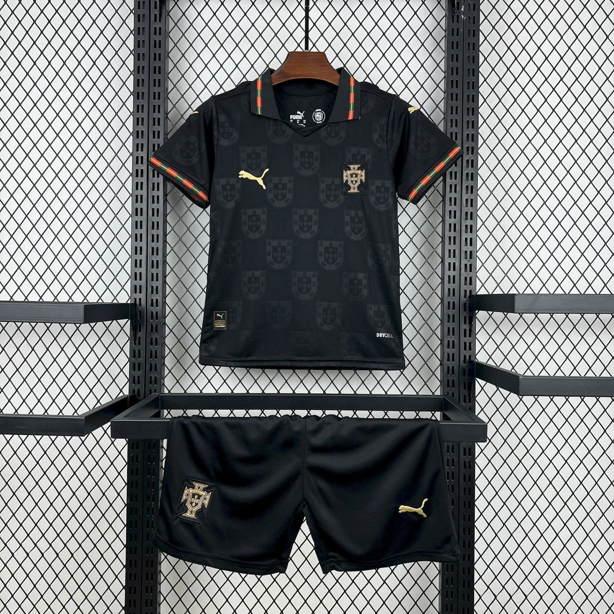 2026 World Cup Portuga Away Kids Kit Soccer Youth Apparels AAAAJersey Supply Yupoo 6
