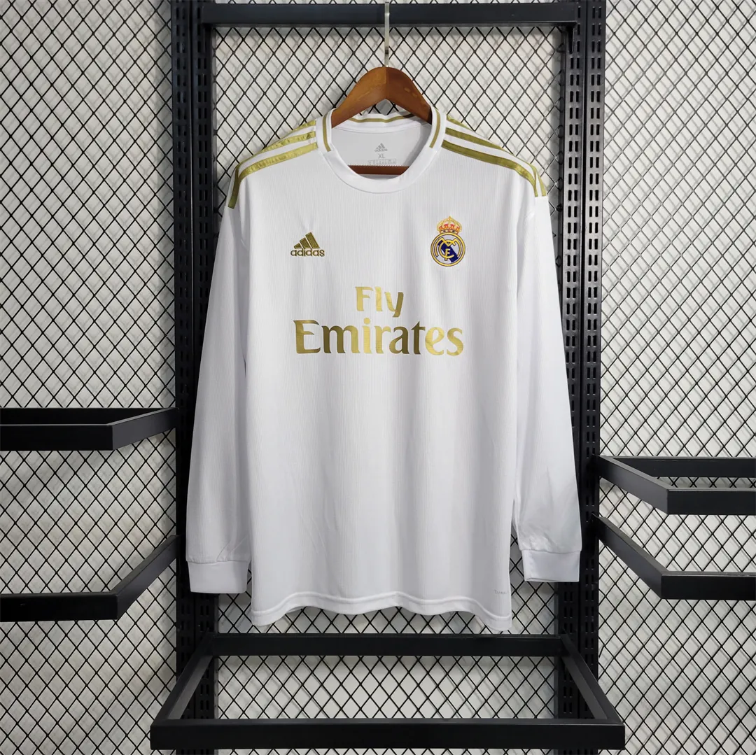 19-20 Real Madrid home white long sleeve 9