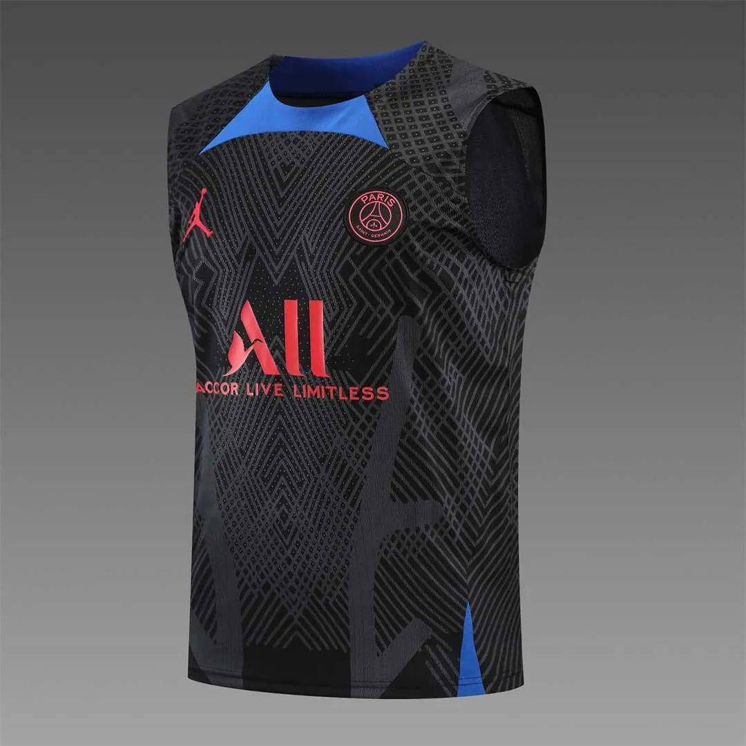 22-23 PSG vest training suit kit Black 12