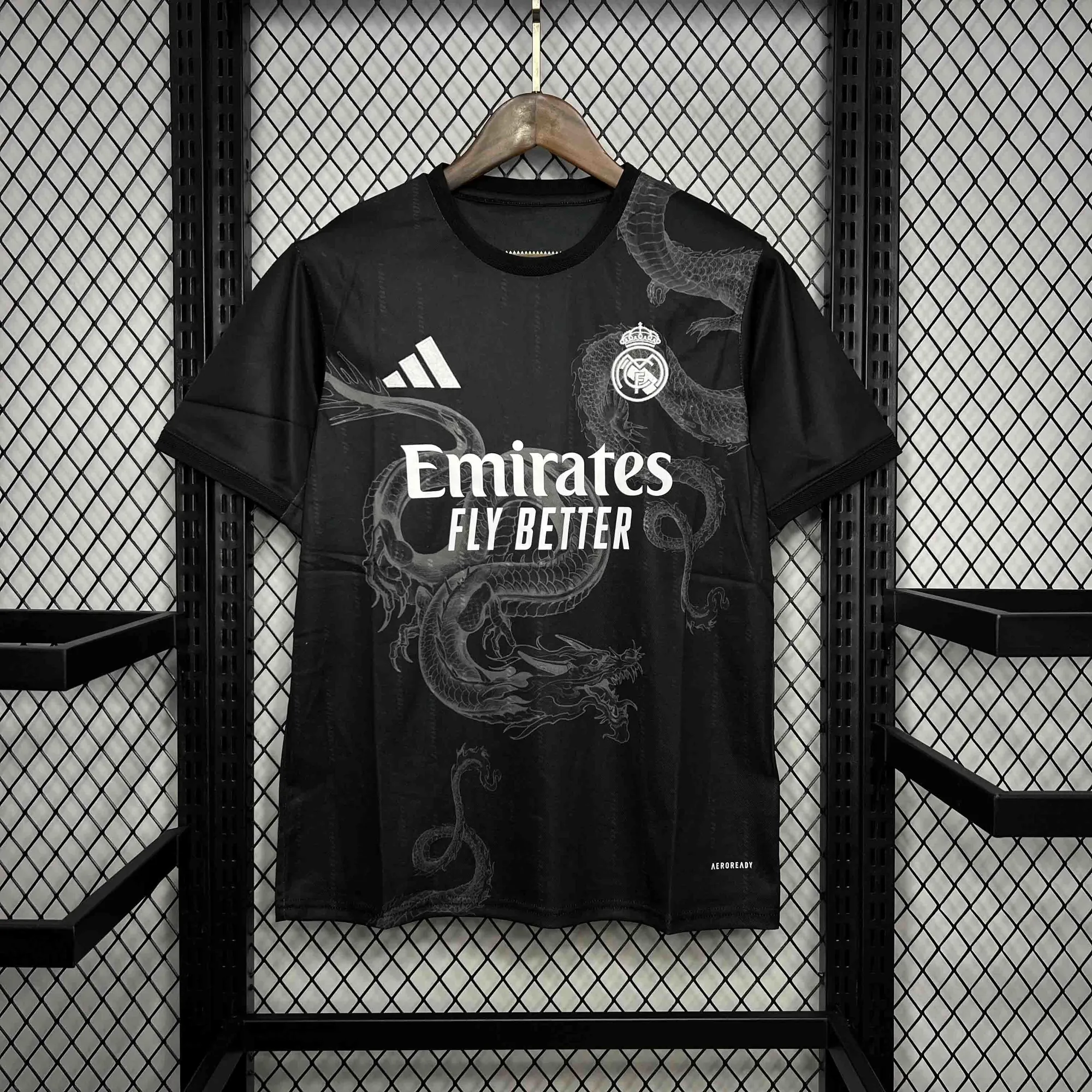 24-25 Real Madrid Dragon Black Special Edition Kit AAAAJersey Dropshiping Yupoo 6