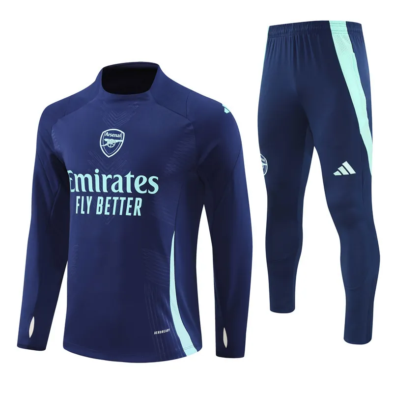 24-25 Arsenal Player Version Long Sleeve Training Suit Football Shirts 4