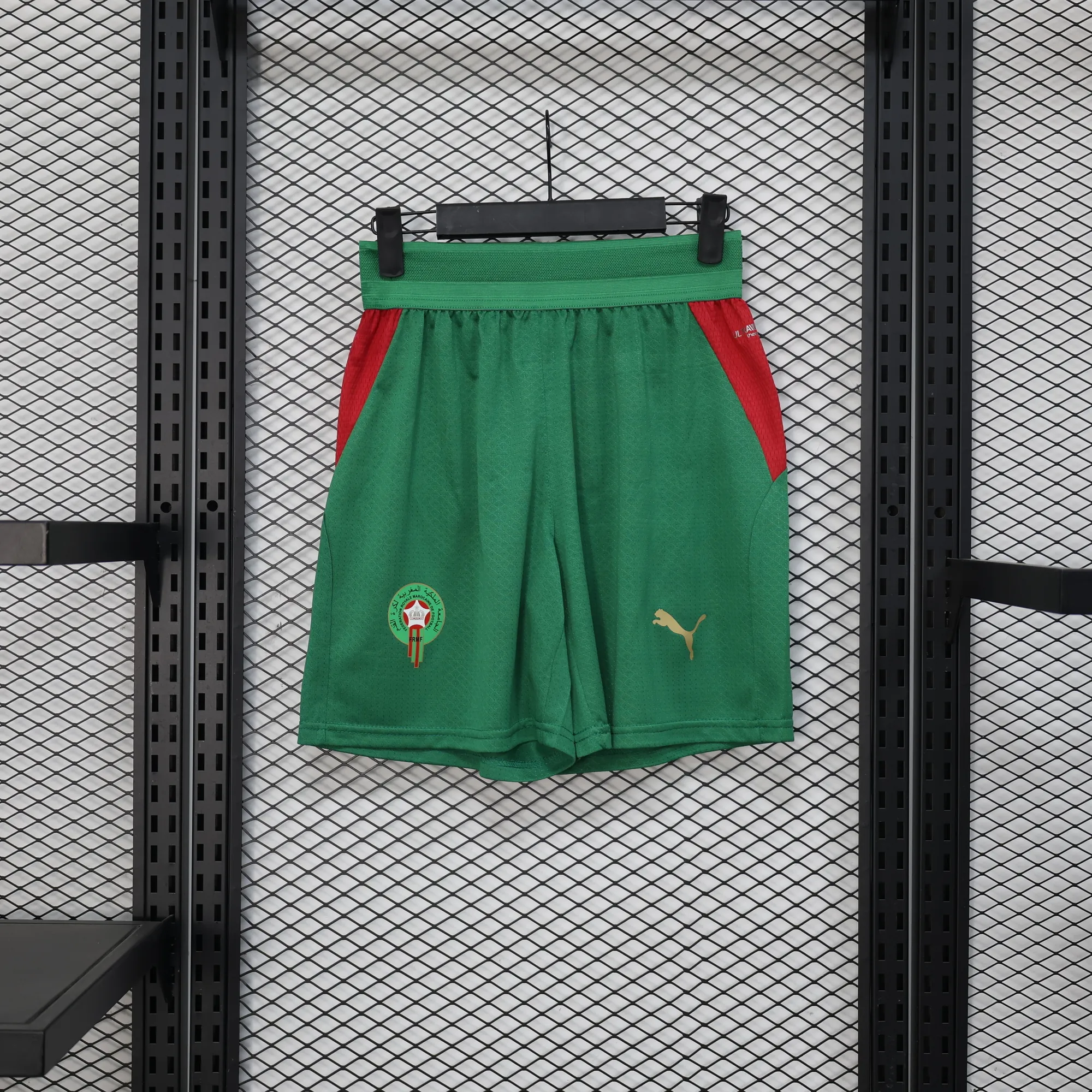 2026 World Cup Morocco Home Player Version Football Shorts AAAAJersey Supply Yupoo 2