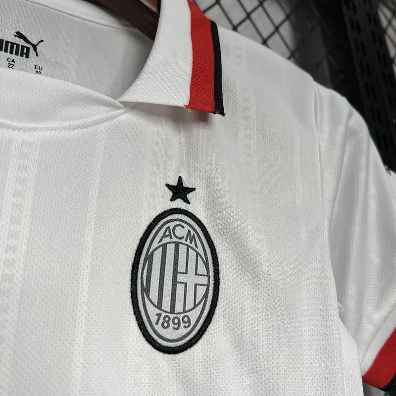 24-25 AC Milan Away Kid Kits Youth Apparels Football AAAAJersey Yupoo 4