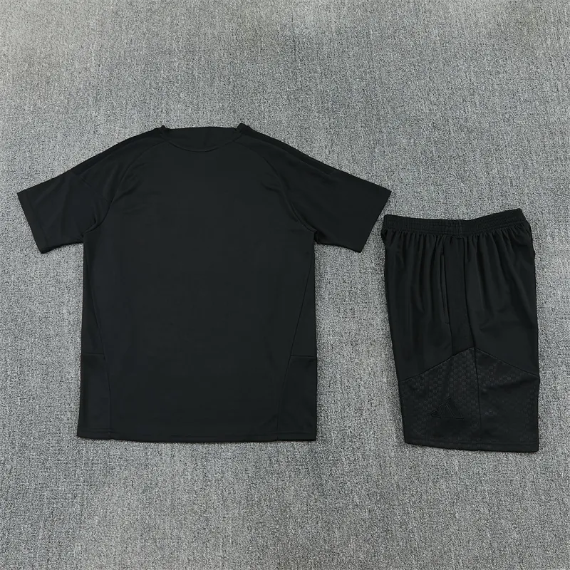 26-27 Real Madrid Aldult Kit Black Football Training Tracksuit Yupoo 5 5