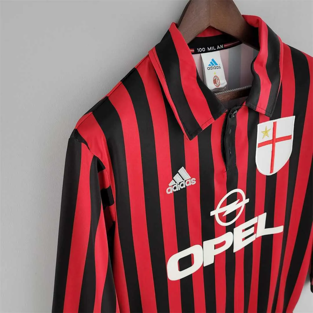 99-00 AC Milan home long sleeve 3