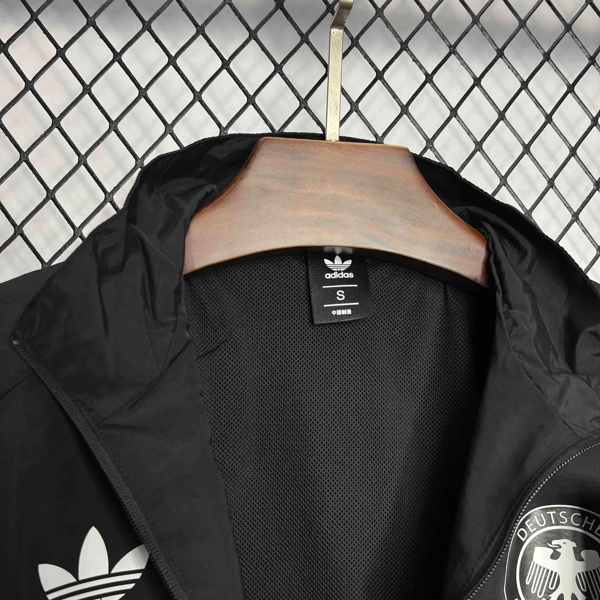 2024 Germany Originals Track Black Windbreaker Jacket AAAAJersey Supplier Yupoo 6