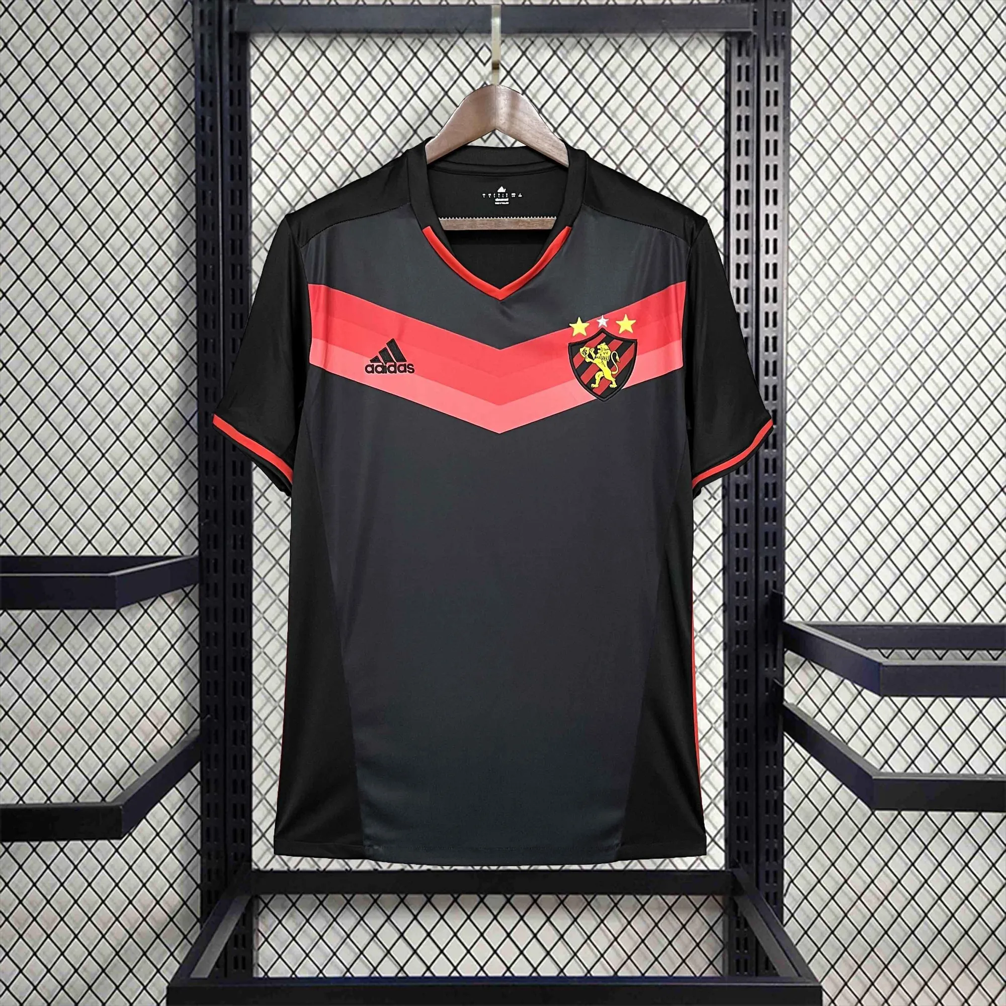 16-17 Recife Sport Black Retro Kit Vintage Shirt Football AAAAJersey Supplier 6