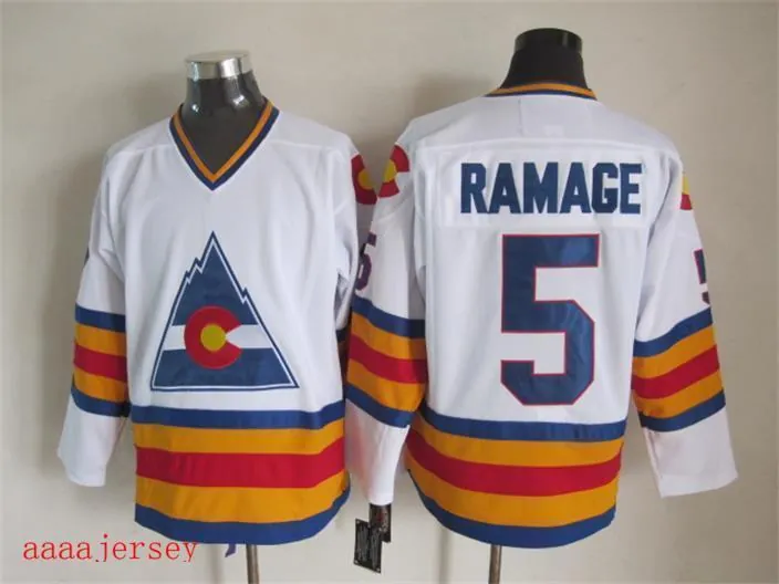Colorado Avalanche retro ice hockey jersey M-3XL 科罗拉多雪崩队复古冰球服 5