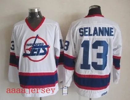 Winnipeg Jets retro ice hockey jersey M-3XL 温尼伯喷气机队复古冰球服 2