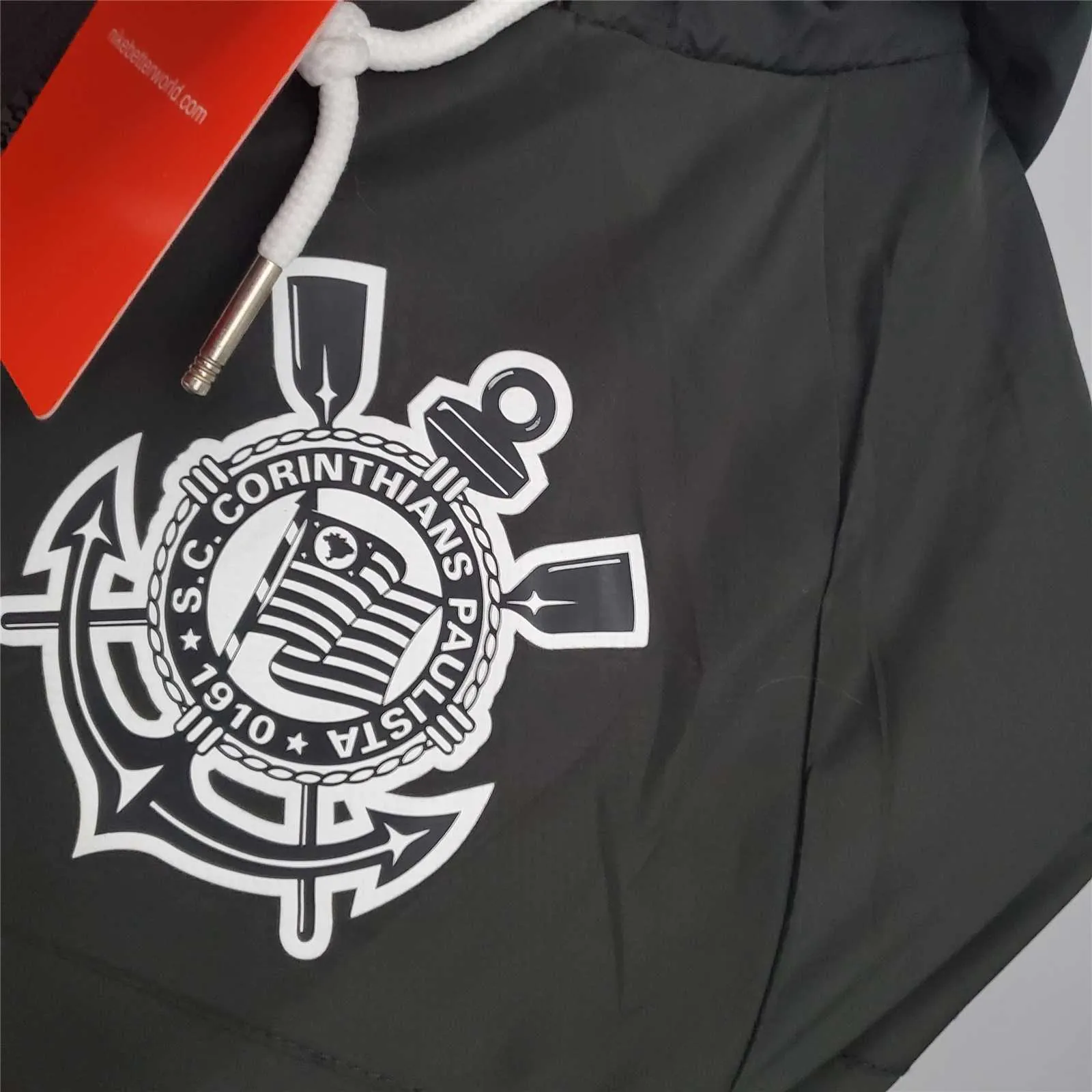 21-22 Corinthians Black Windbreaker 3