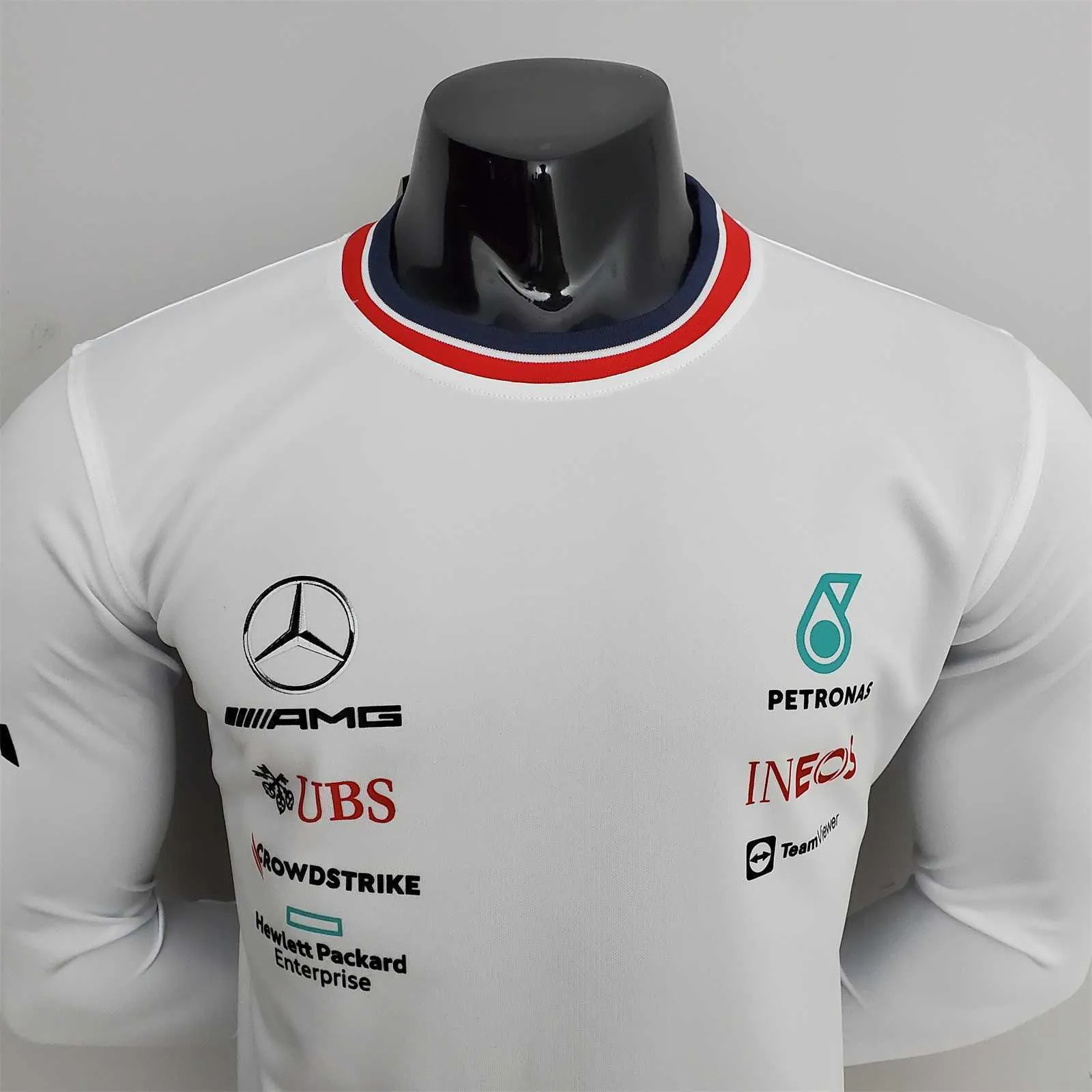 F1 Formula One 2022 Mercedes Long Sleeve White 7