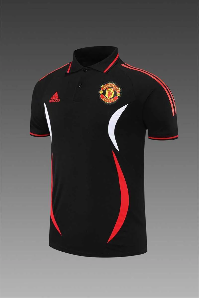 Manchester United Polo black and white-red 9