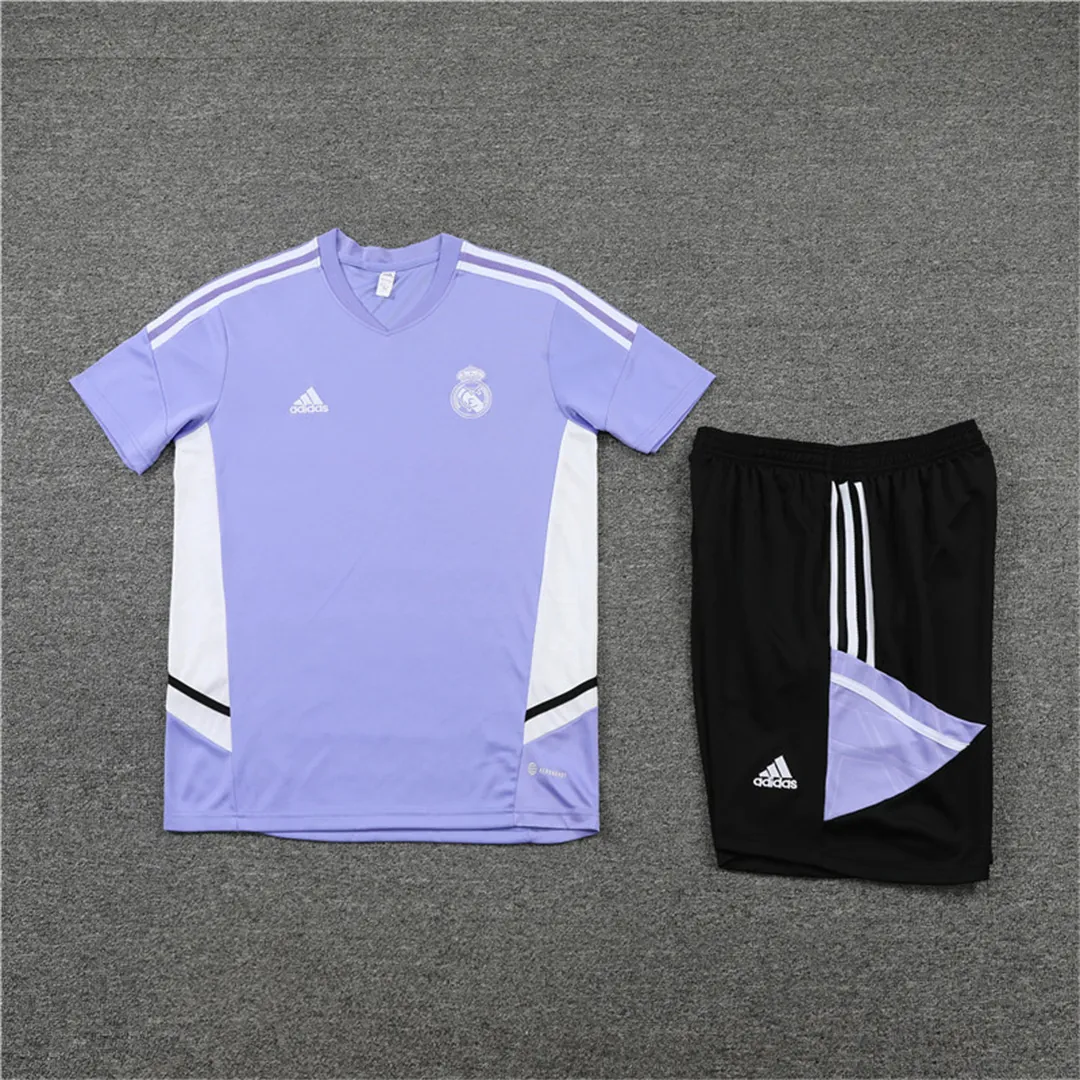 22-23 Real Madrid training suit purple 1