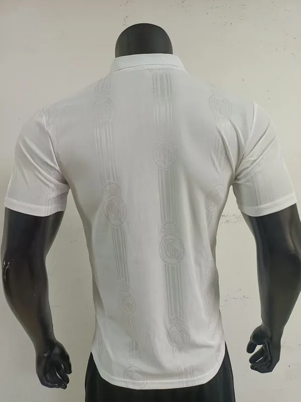25-26 Real Madrid White Polo Kit Player Version Soccer AAAAJersey Yupoo S-2XL 3
