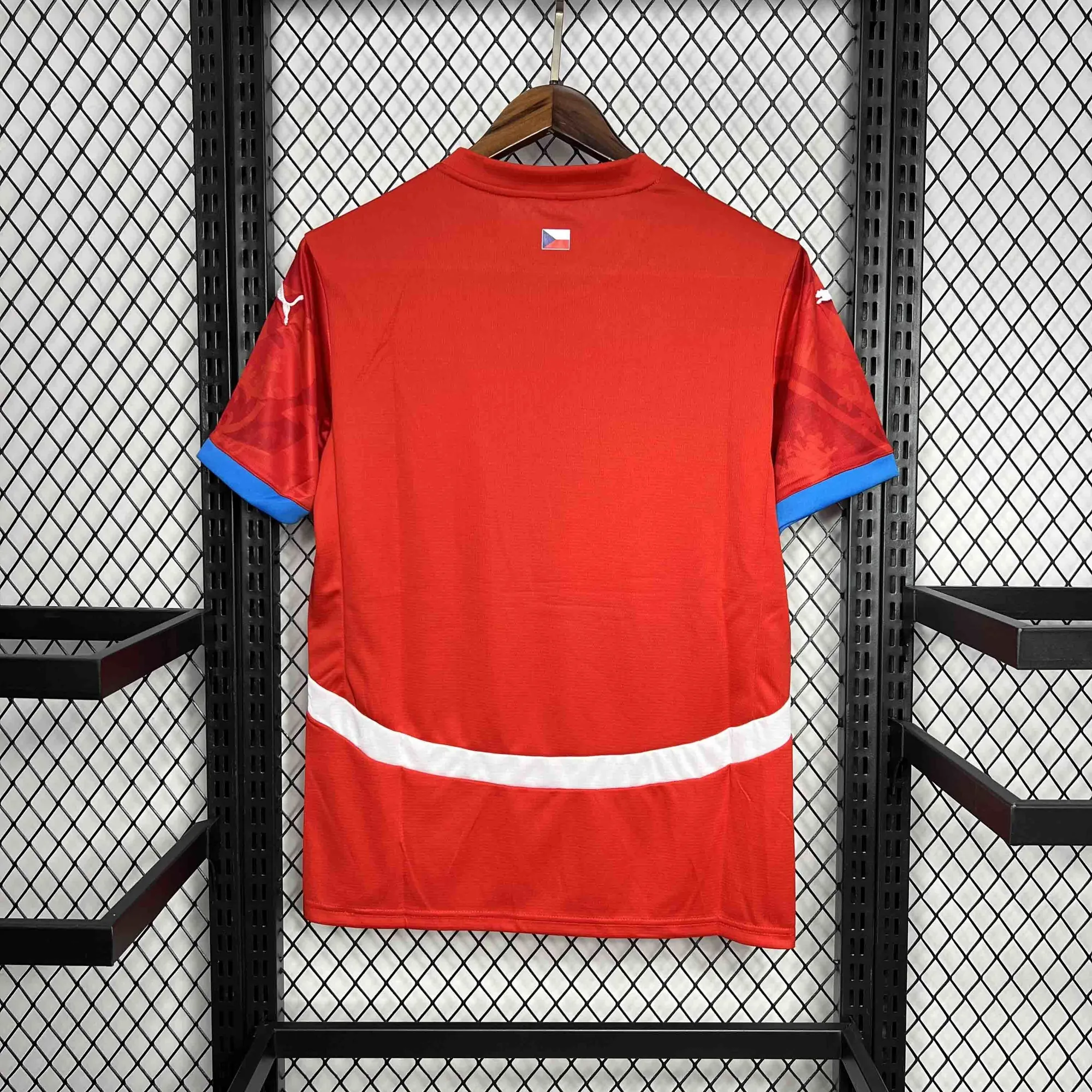 2024 Czech Home Kit UEFA Euro Shirt Football AAAAJersey Supplier 7