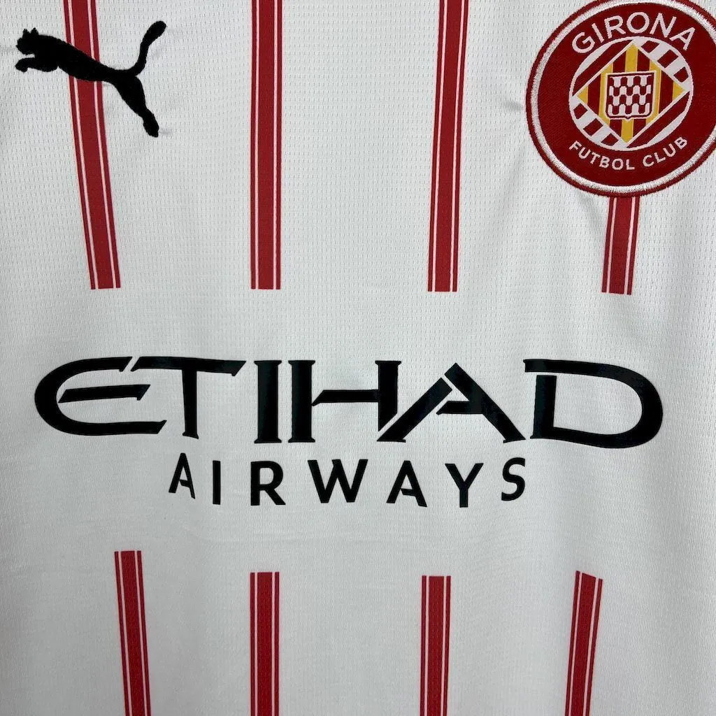 25-26 Girona Home T-Shirt Football Apparels Soccer AAAAJersey Yupoo 2