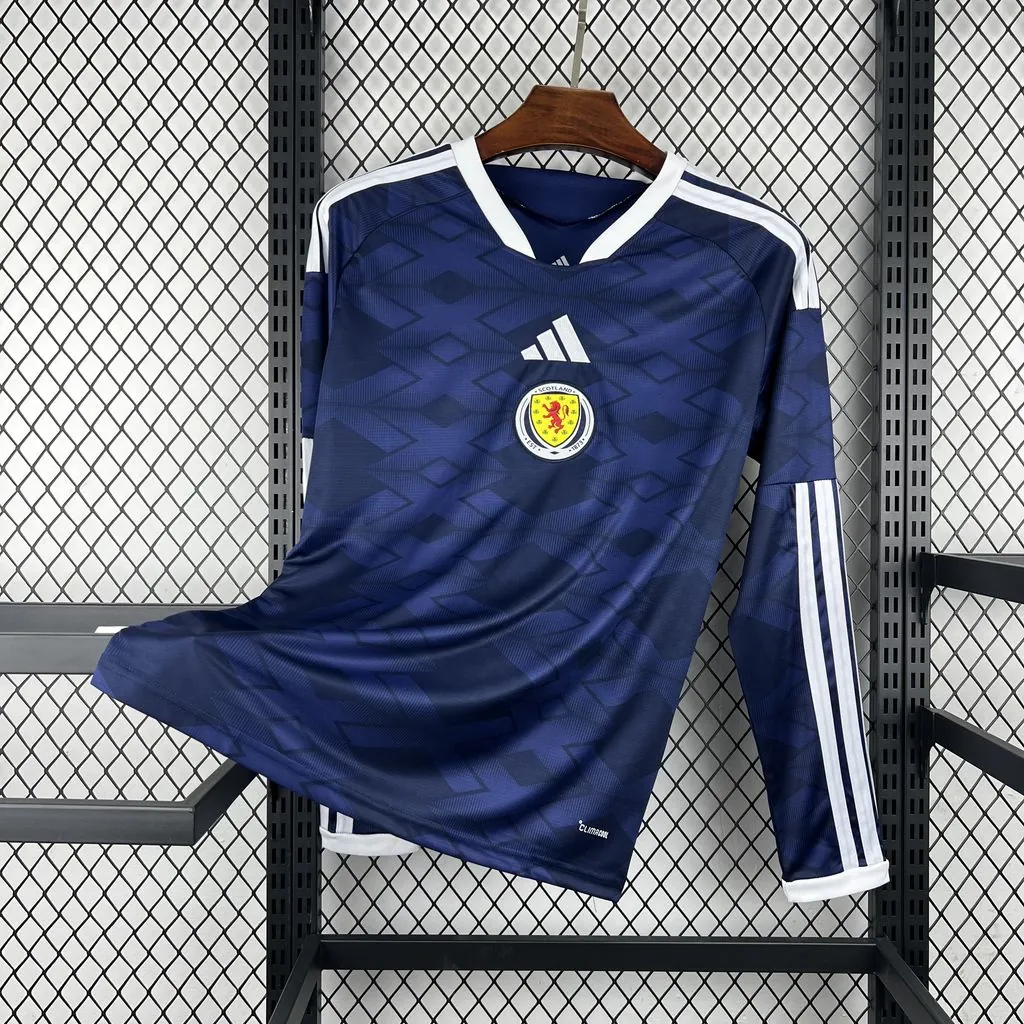 World Cup Jersey 2026 Scotland Mens Home Kit Football Long Sleeve T-Shirt AAAAJersey Supply Yupoo 2 1