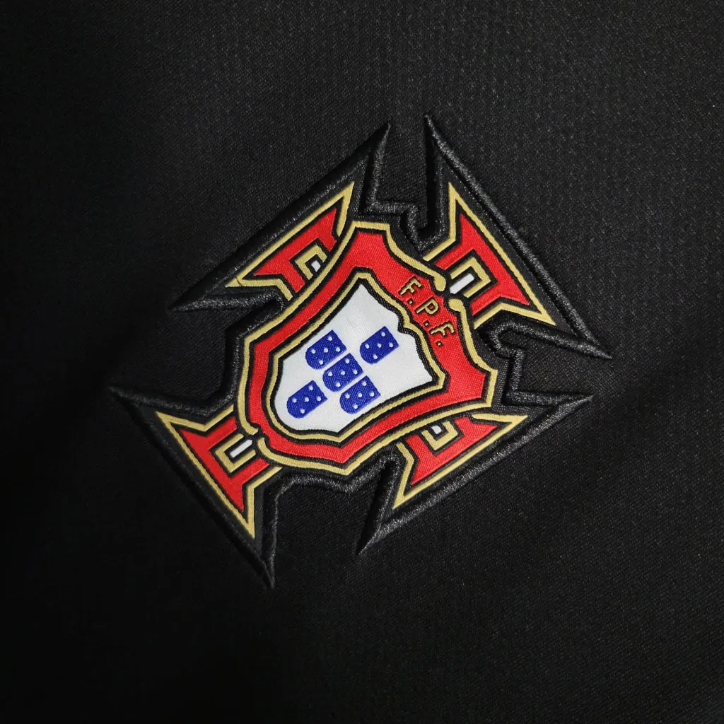 2006 Retro Portugal Away S-XXL Cheap Soccer Jerseys 3