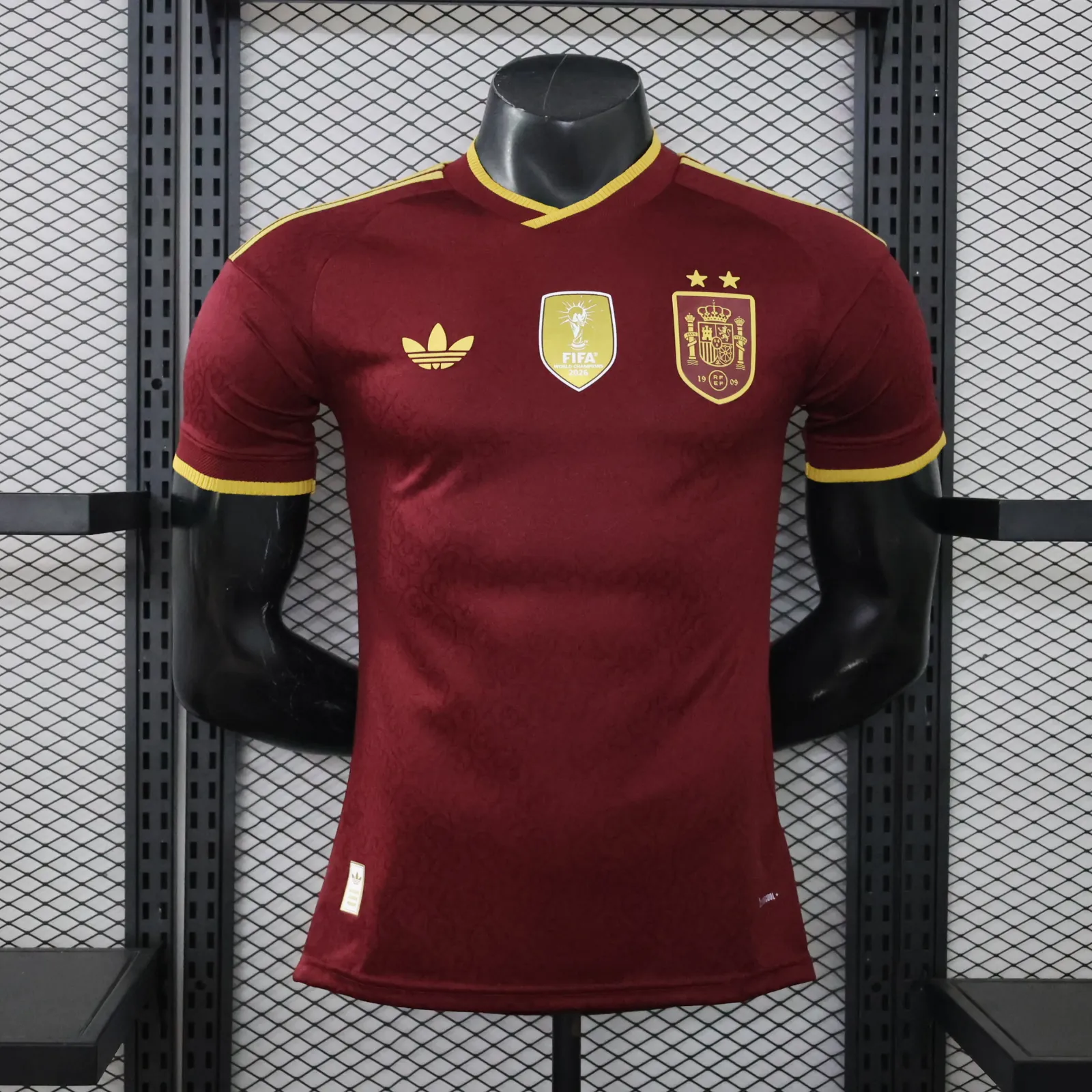 World Cup FIFA 2026 Spain Mens Third Kit Football Player Version T-Shirt AAAAJersey Supply Yupoo 8 8