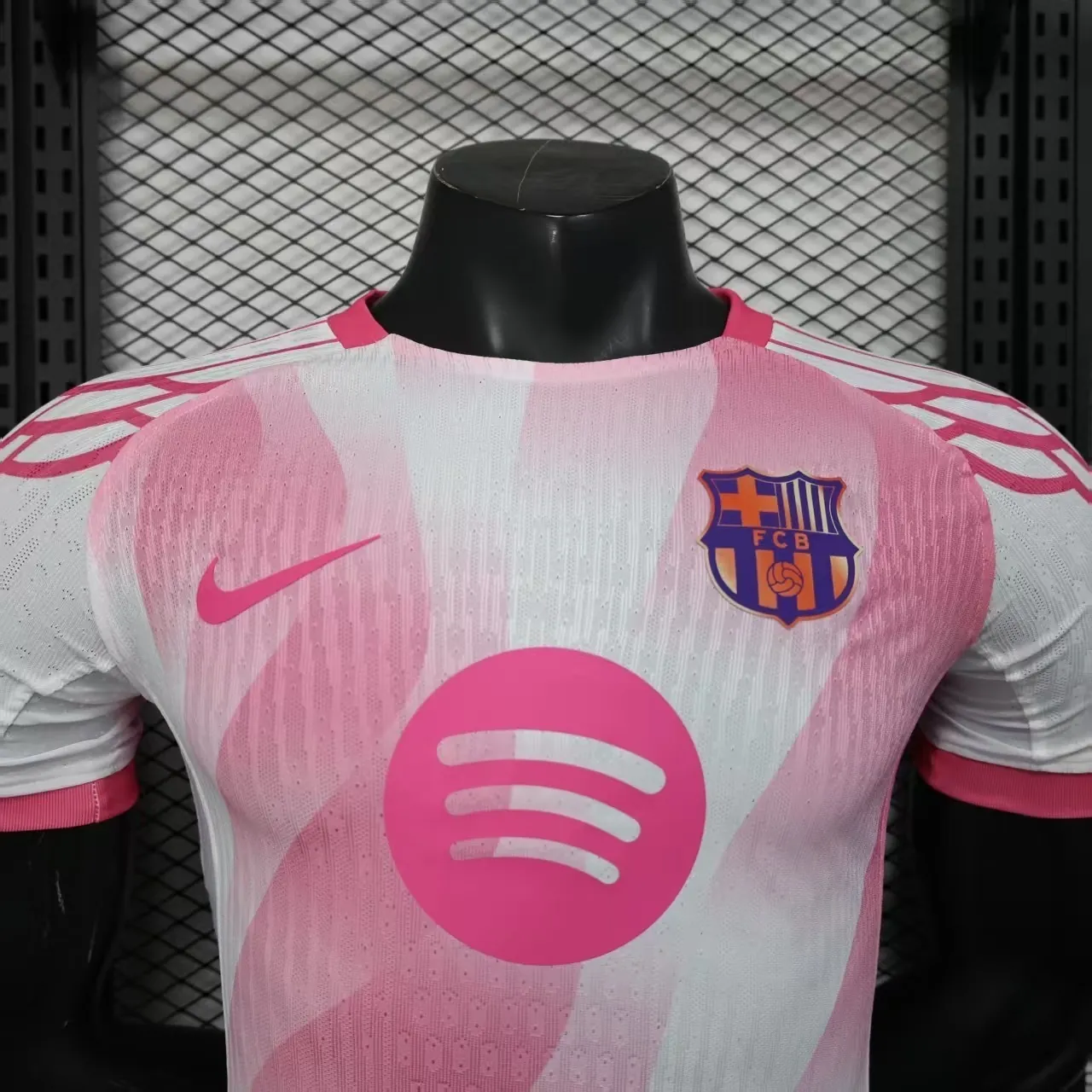 25-26 Barcelona Special Edition Pink Kit Player Version Sino Shirt AAAAJersey Dropship Yupoo 3