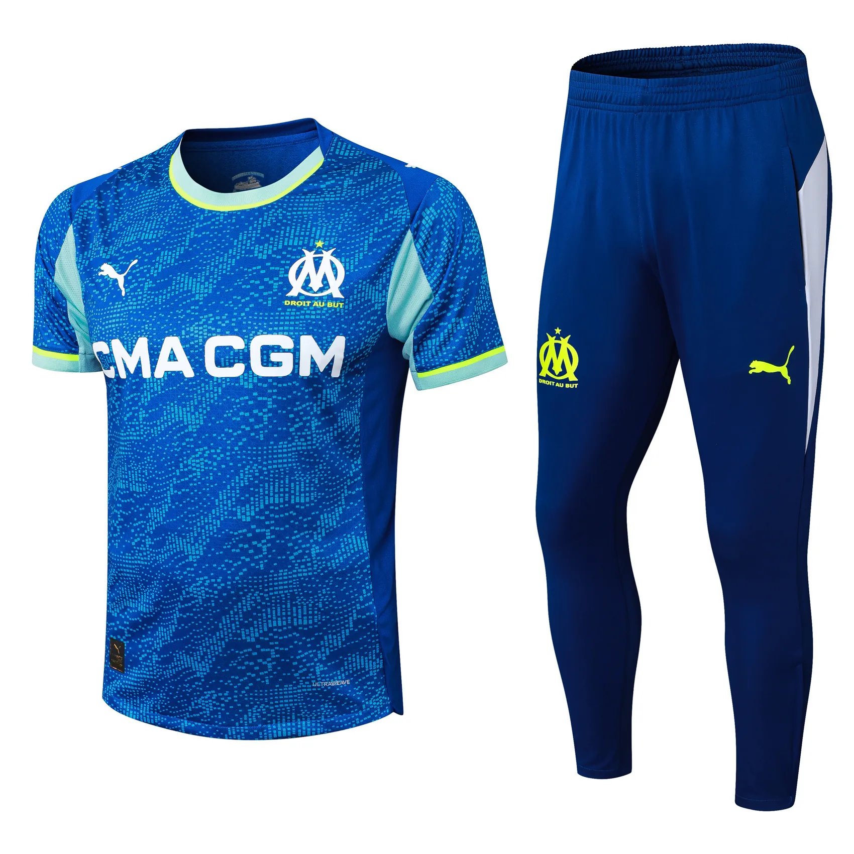25-26 Marseille Third Away Player Version Training Kits Football Tracksuits 3