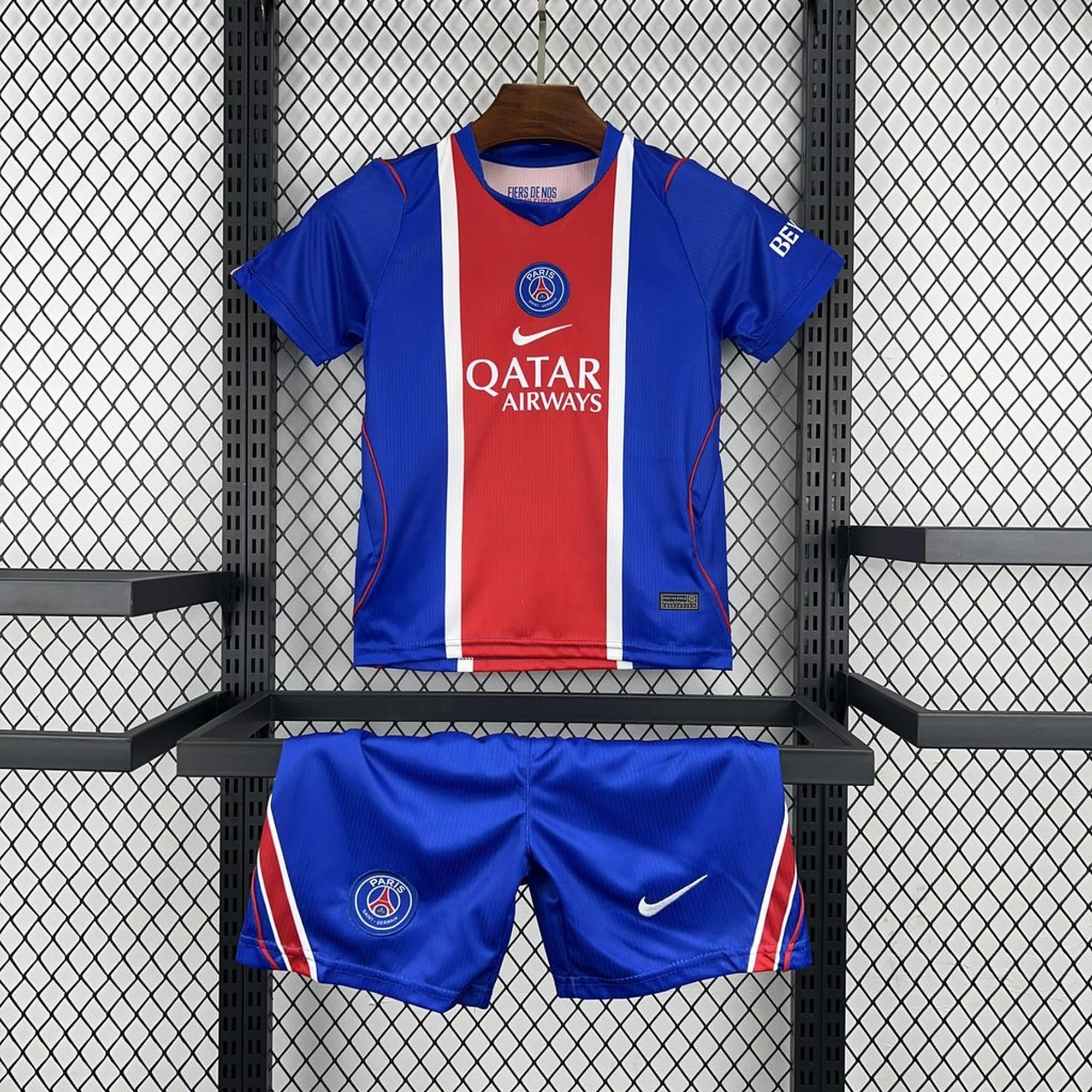 26-27 PSG Home Kid Kits Youth Football Apparels AAAAJersey Supply Yupoo 6 4