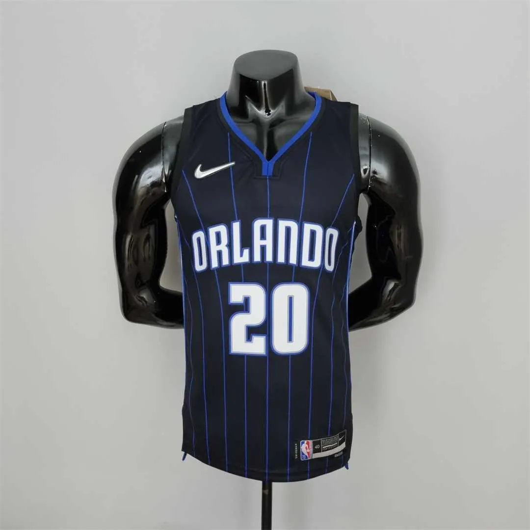 75th Anniversary Fultz#20 Orlando Magic Black NBA Jersey 10