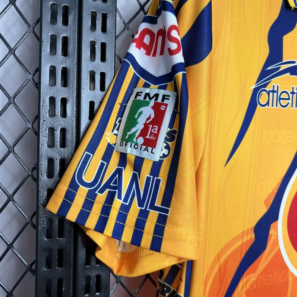 97-98 Tigres UANL Home Retro Kit Vintage Shirt Sport AAAAJersey Yupoo 4