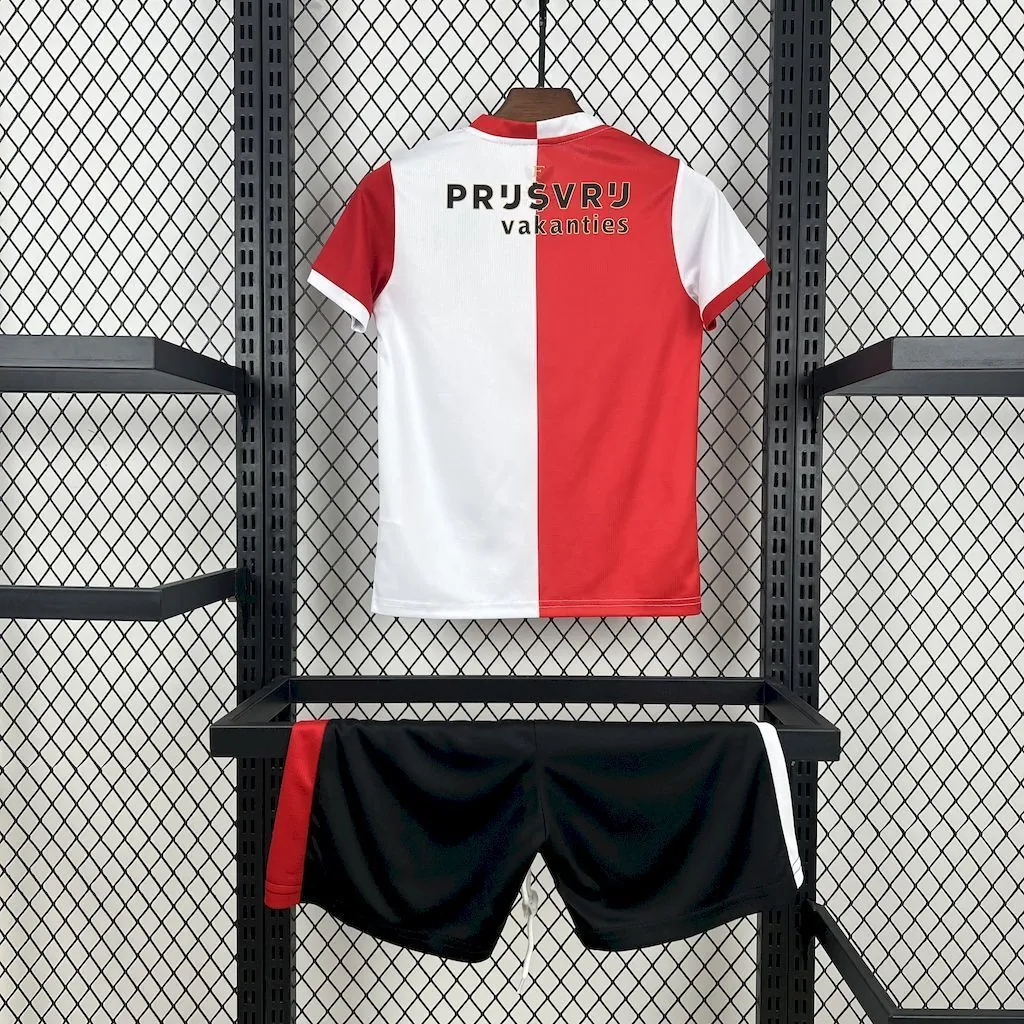 25-26 Feyenoord Rotterdam Home Kid Kits Youth Apparels AAAAJersey Supply Yupoo 3